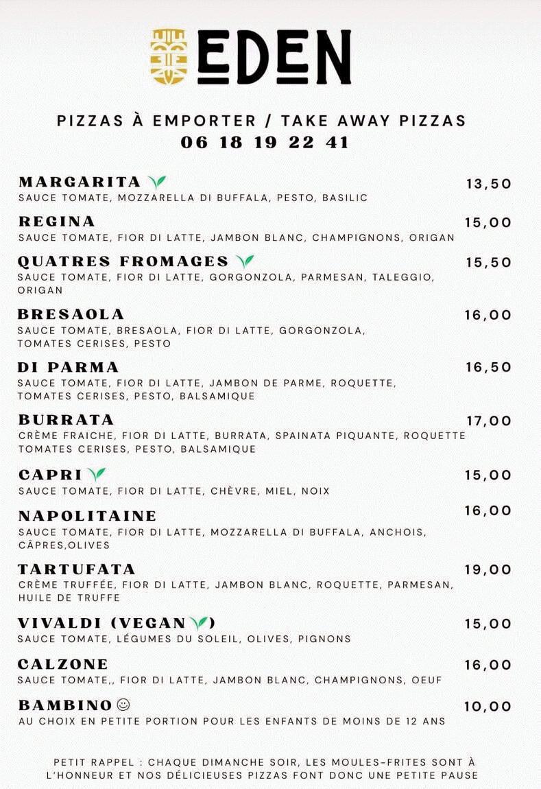 Restaurant : La Table d'Eden