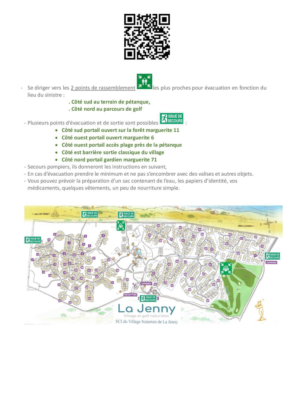 Consignes de sécurité incendie Consignes de sécurité incendie