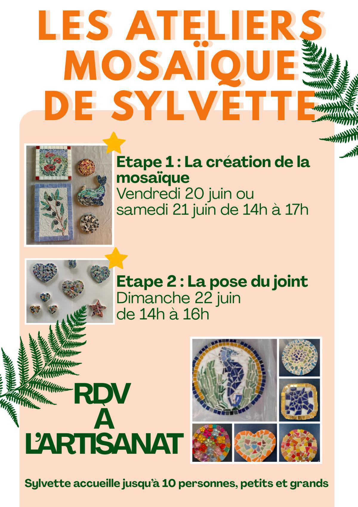 Ma Jenny - Atelier Mosaïque - 20, 21 et 22 juin 