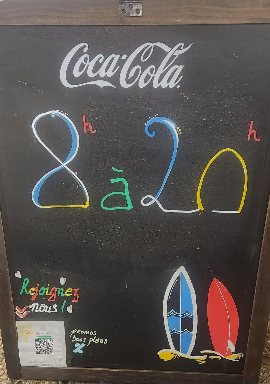 Supérette Spar : nouveaux horaires pour l'été