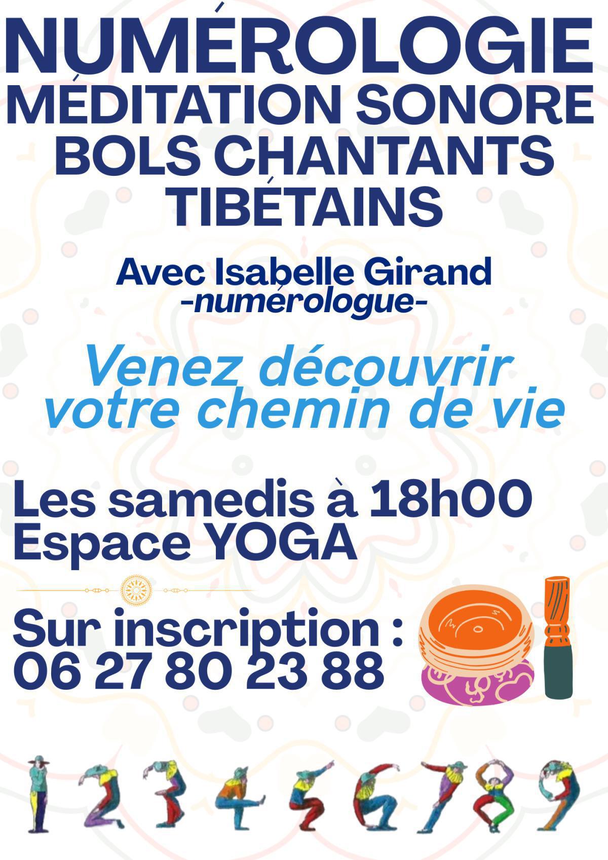 Numérologie & Bols chantants tibétains (activité bénévole et gratuite)