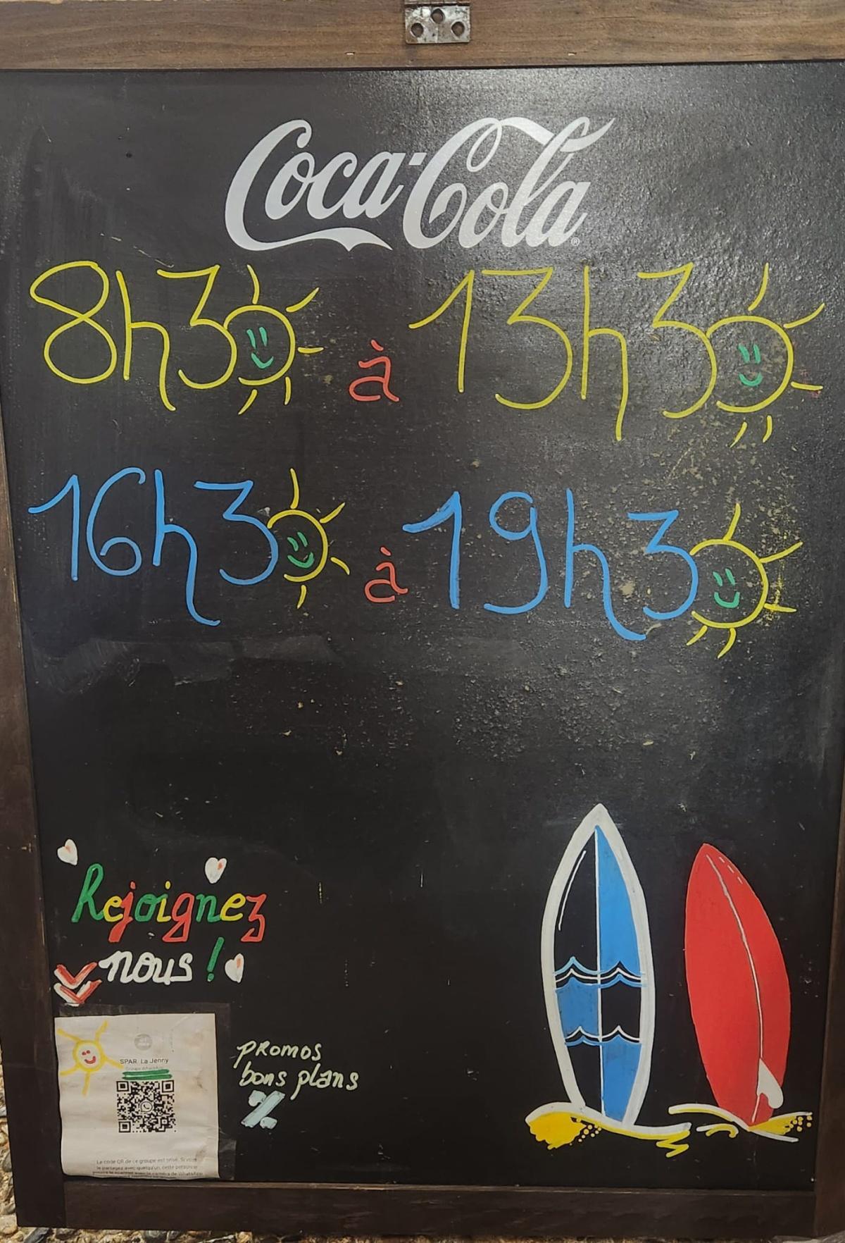 Supermarché Spar : nouveaux horaires