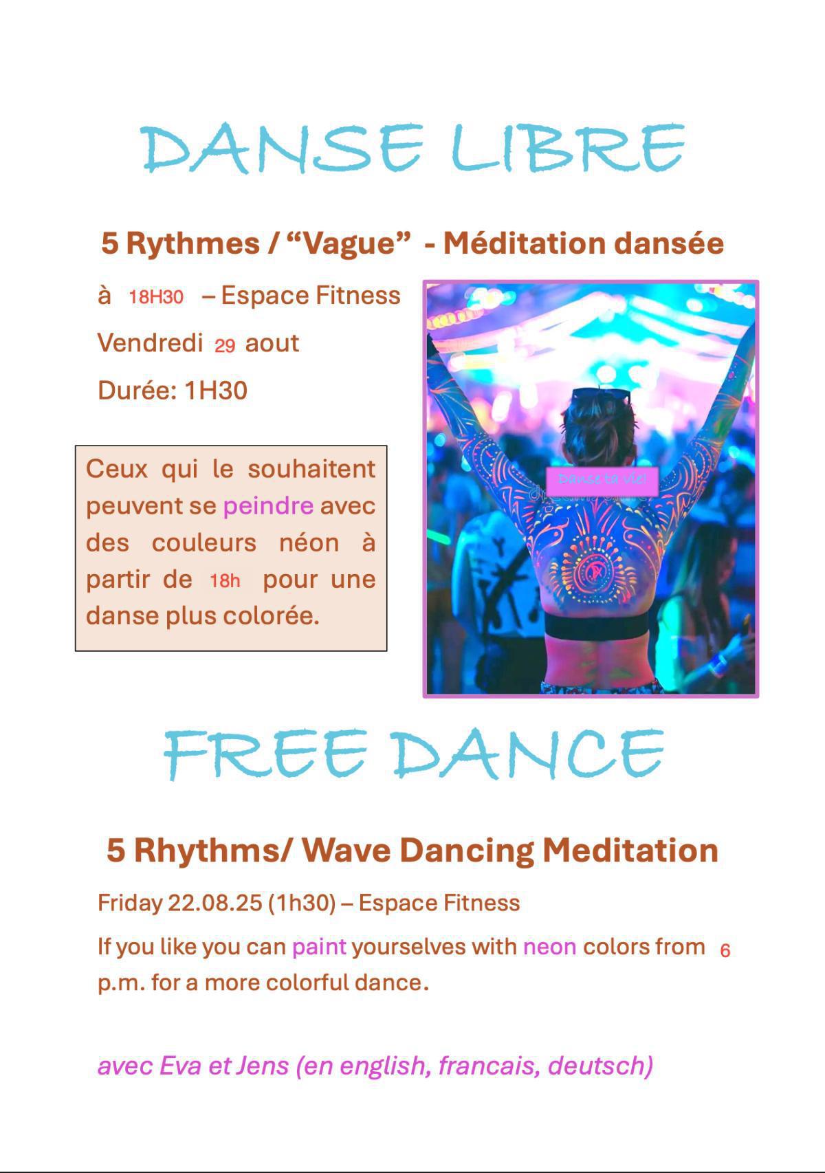 Ma Jenny : Danse libre - 29 août 18h30
