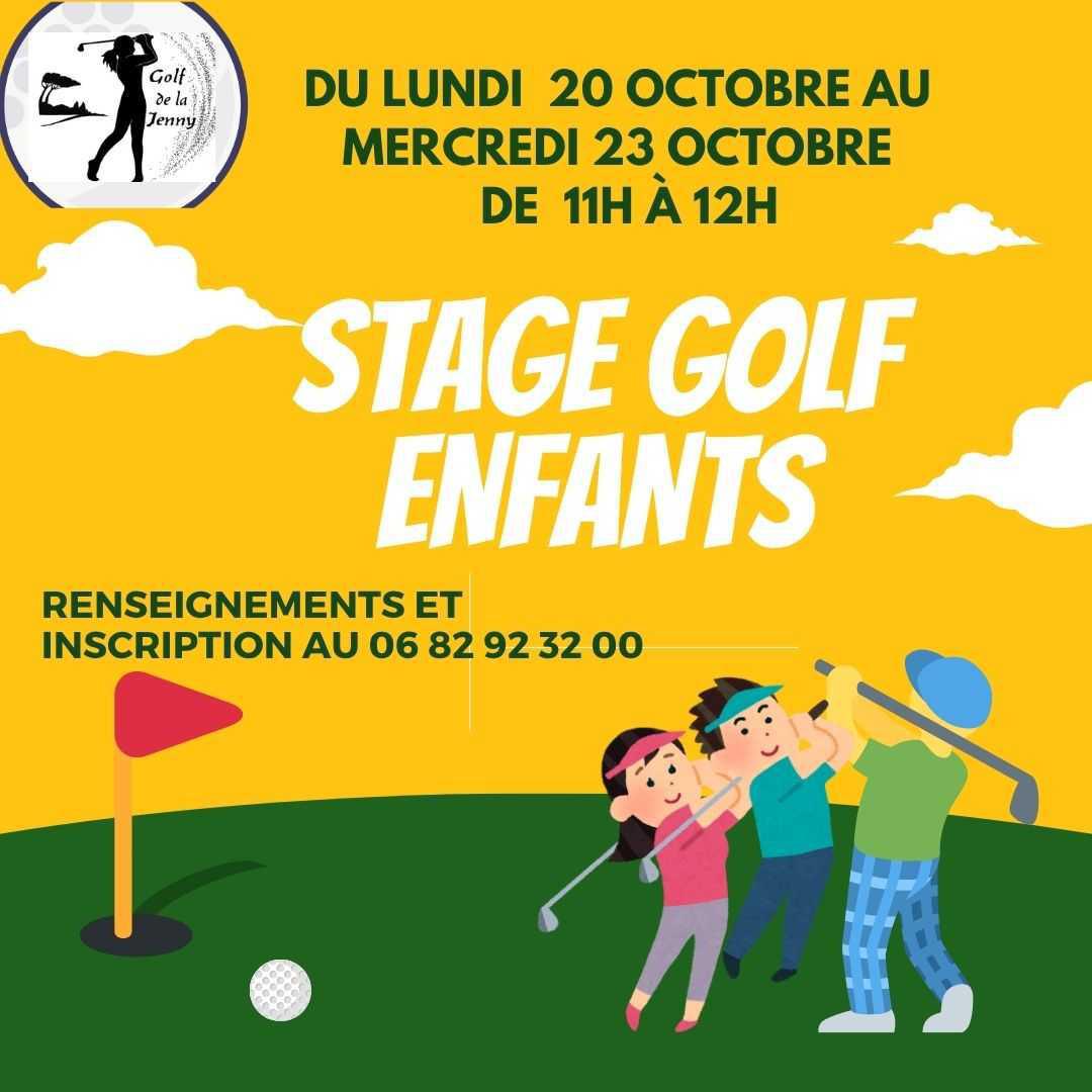 Golf : Stage enfants du 20 au 23 octobre