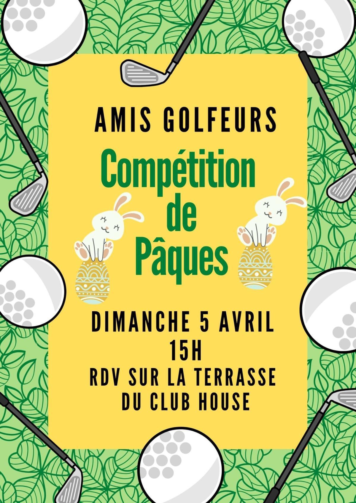 Club House du Golf : week-end de Pâques