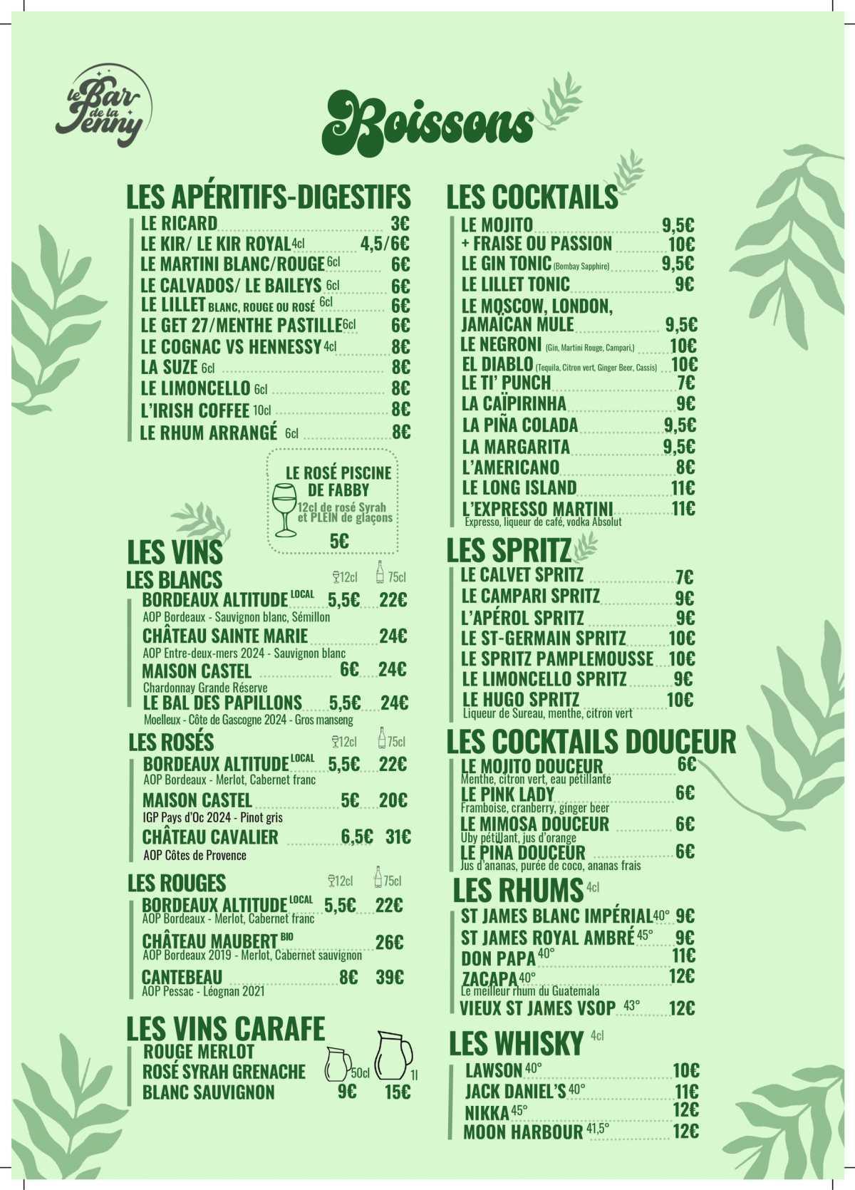 le Bar de la Jenny 2026