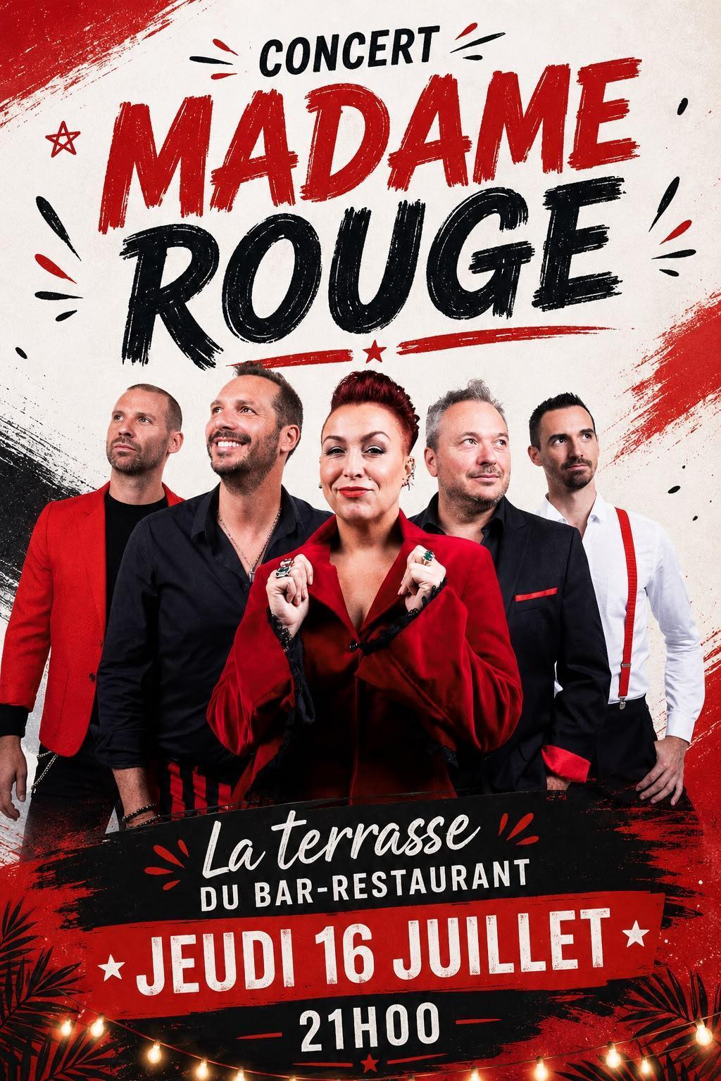 CFP Animations : Madame Rouge - 16 juillet - 21 h