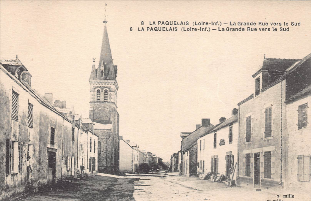 La Paquelais - La Grande Rue vers le Sud