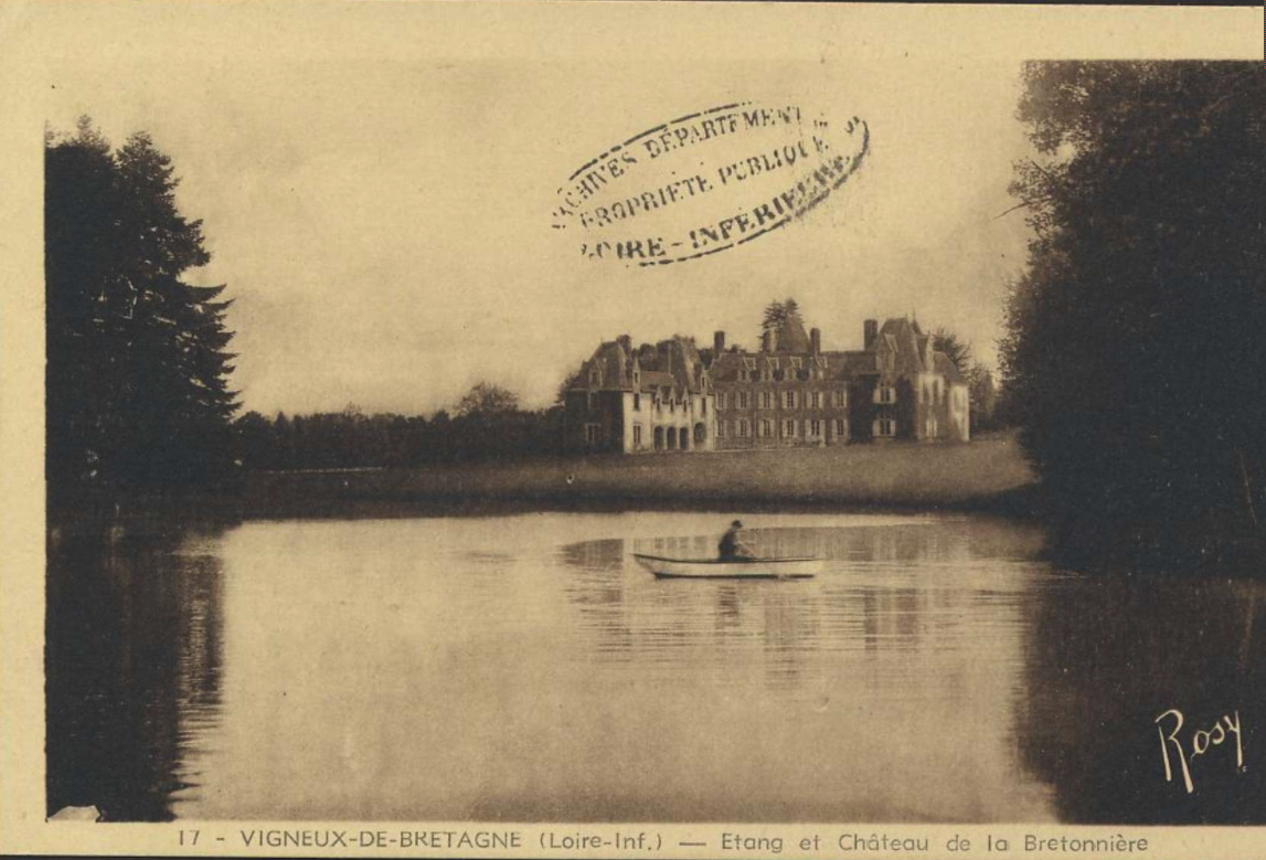 Étang et Château de la Bretonnière