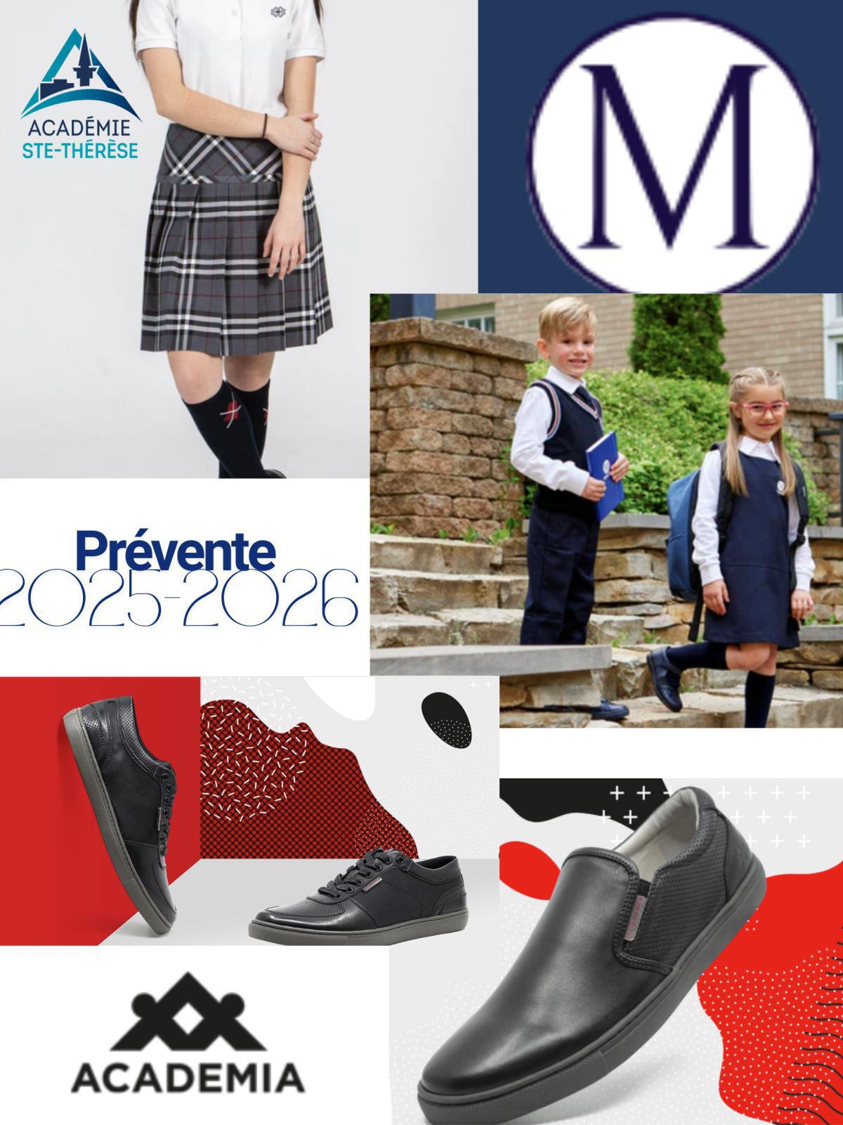 Prévente des uniformes scolaires