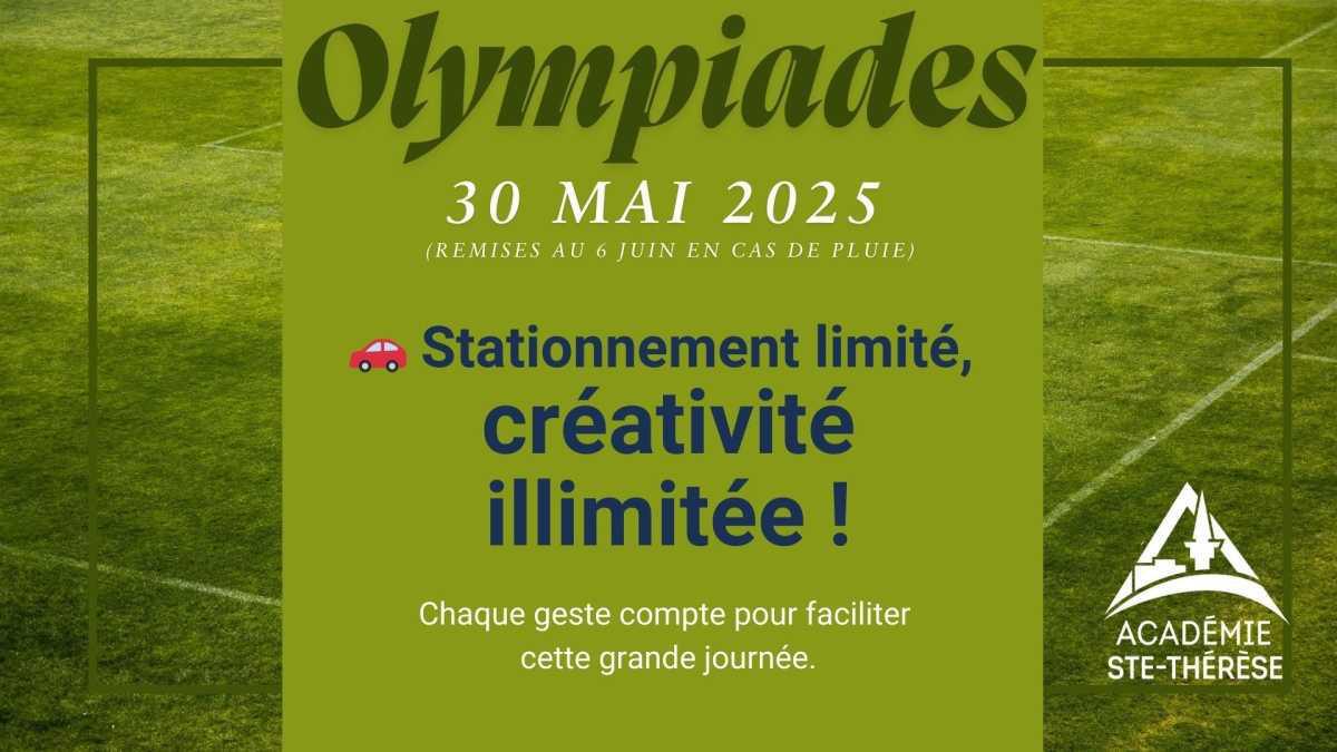 Les Olympiades 2025 : Défi de stationnement