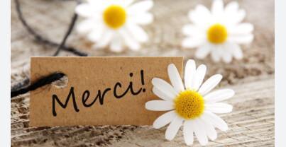 Un immense merci aux enseignants et à tout le personnel