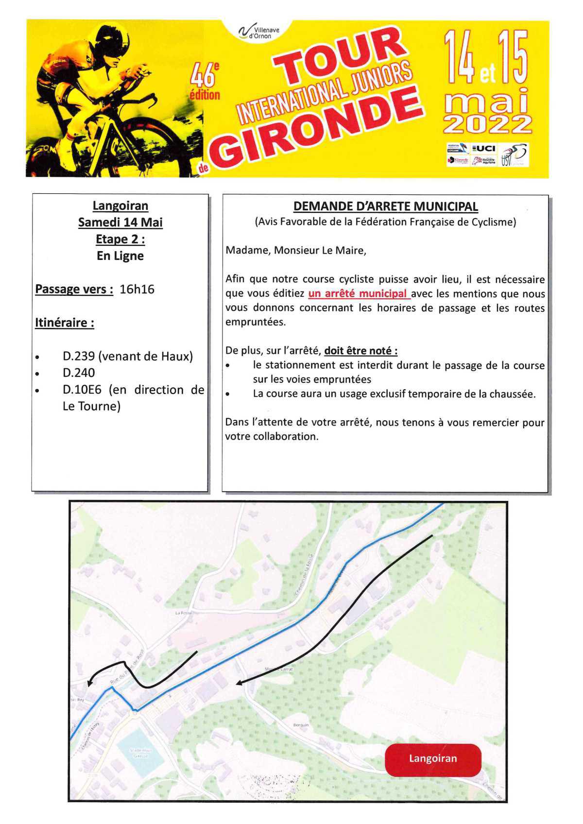 Tour de Gironde juniors