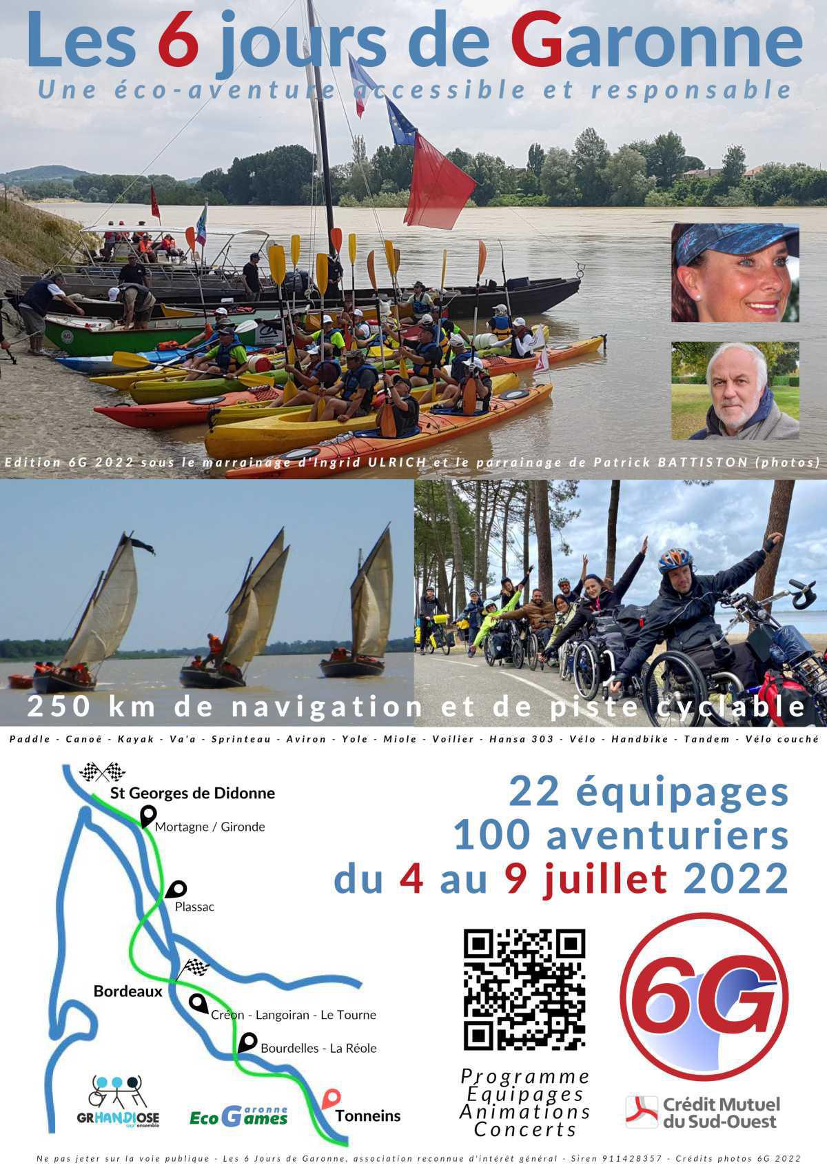 Escale 6 jours de Garonne Escale 6 jours de Garonne