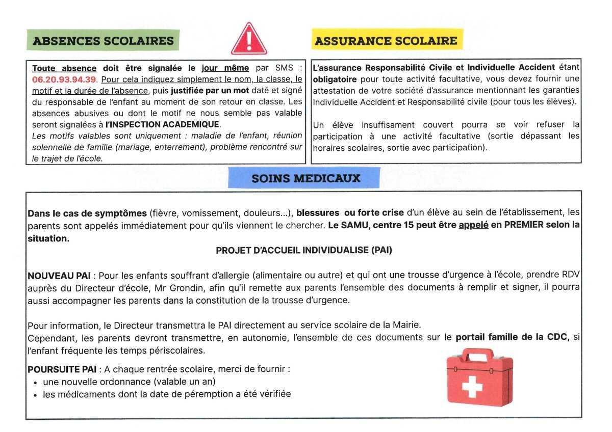 Liste des fournitures scolaires et informations utiles pour la rentrée 2026