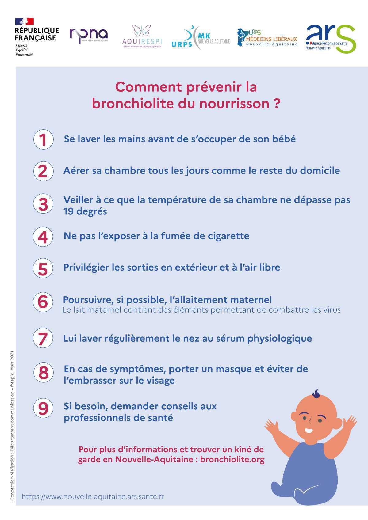 Bronchiolite : comment la prévenir ?