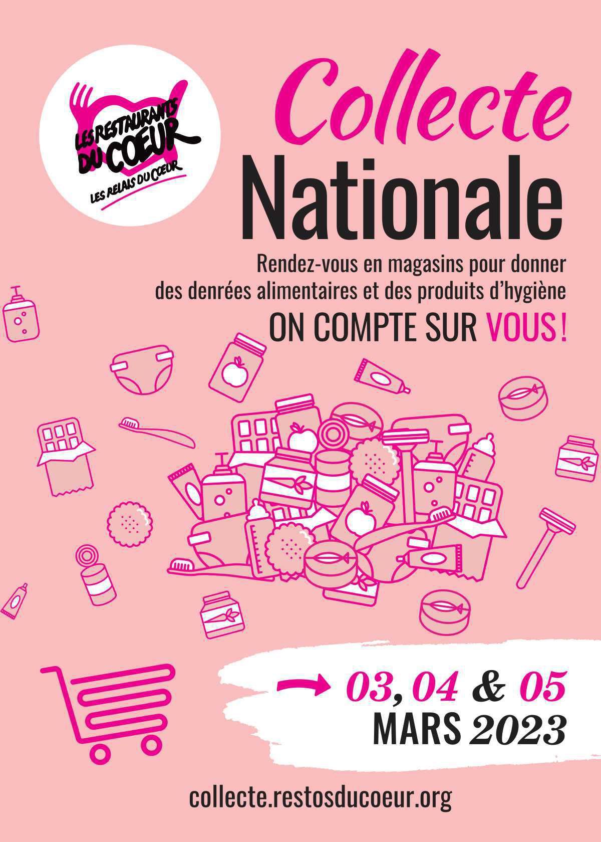 Restos du Coeur : collecte nationale
