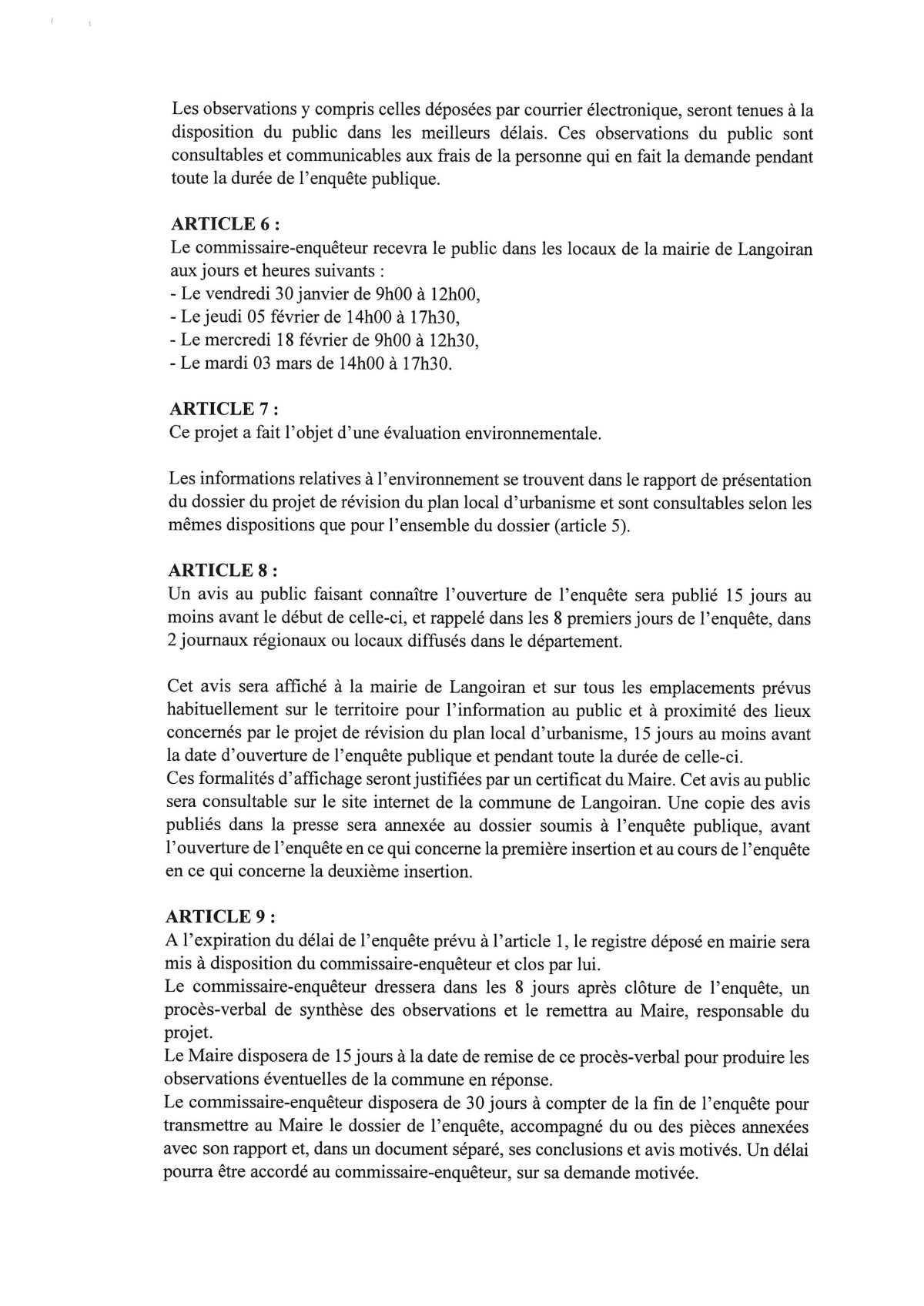 Enquête publique Enquête publique