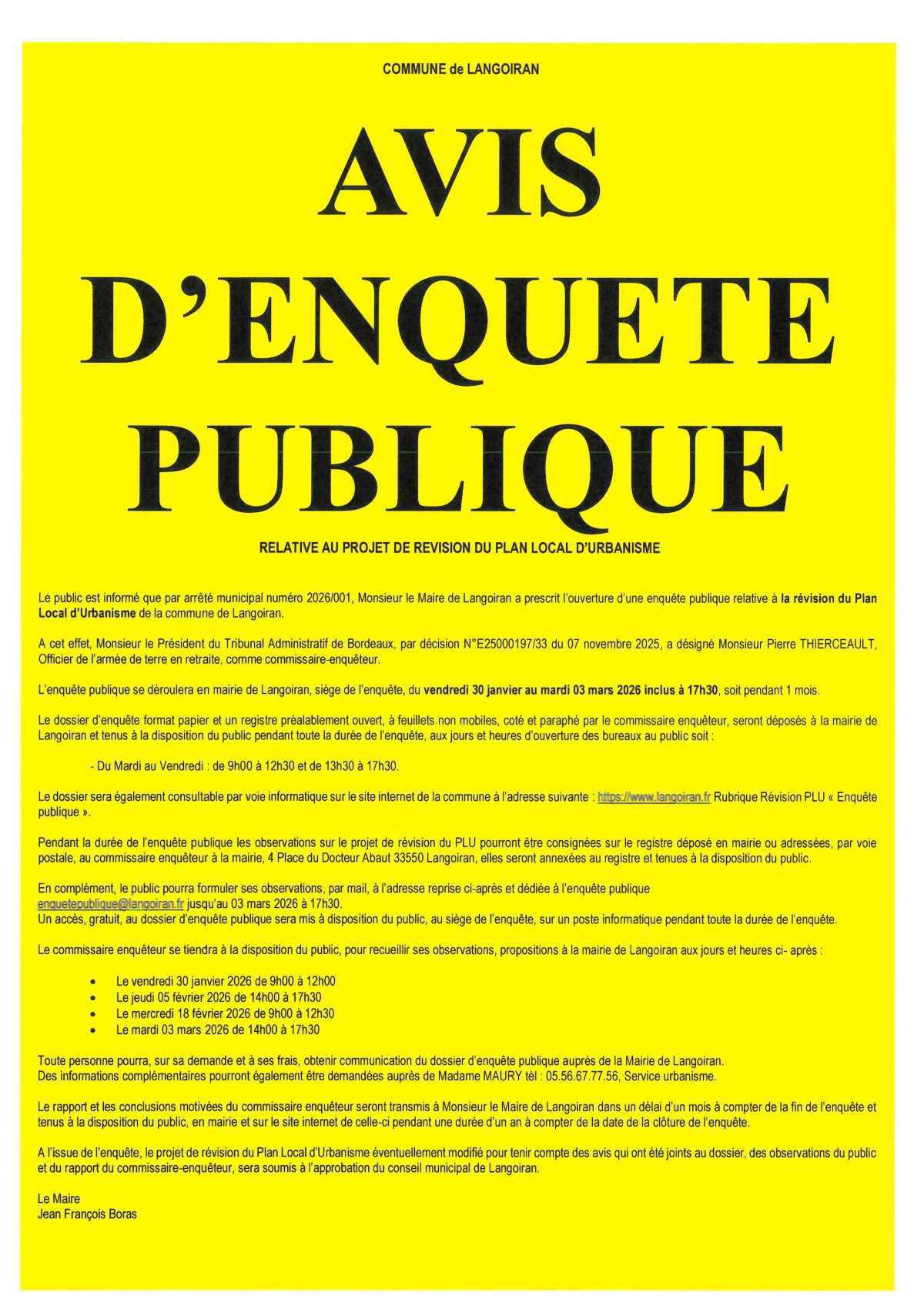 Enquête publique 