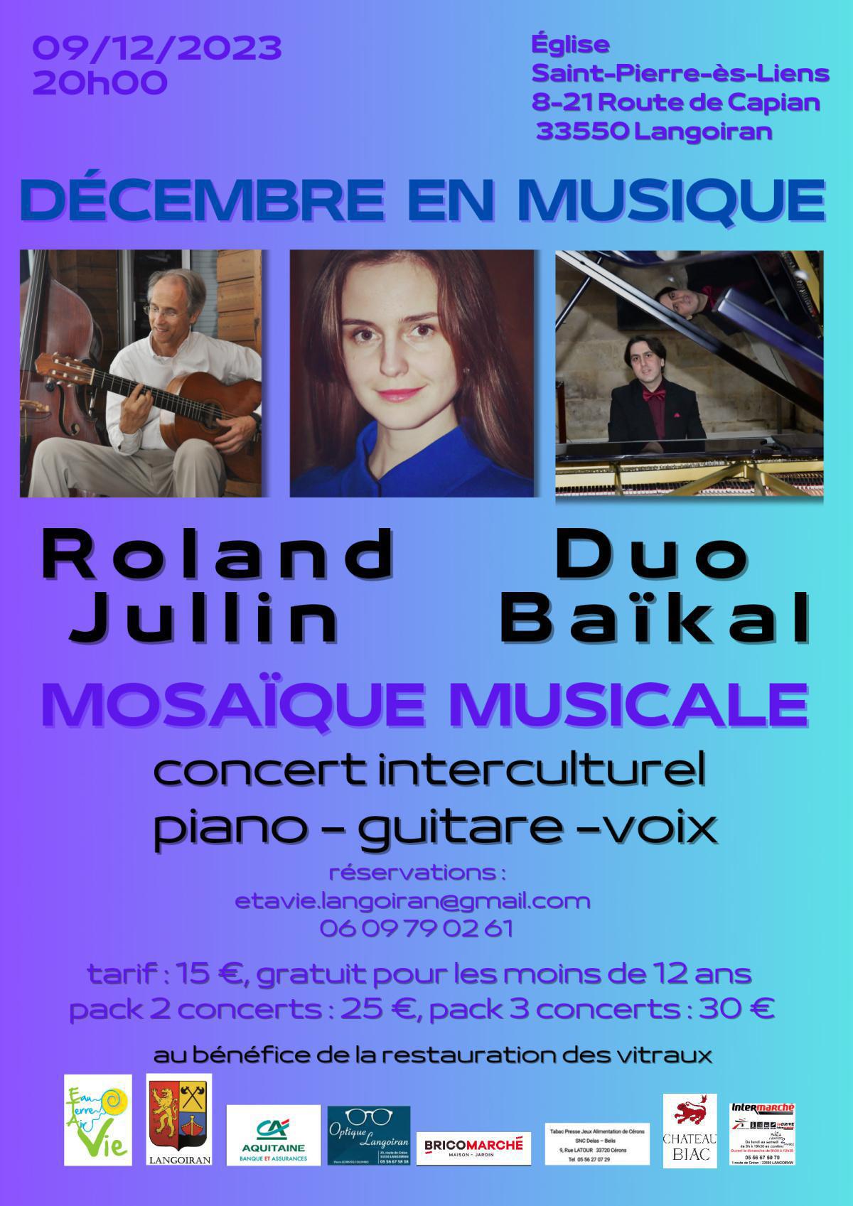 Concert mosaïque musicale