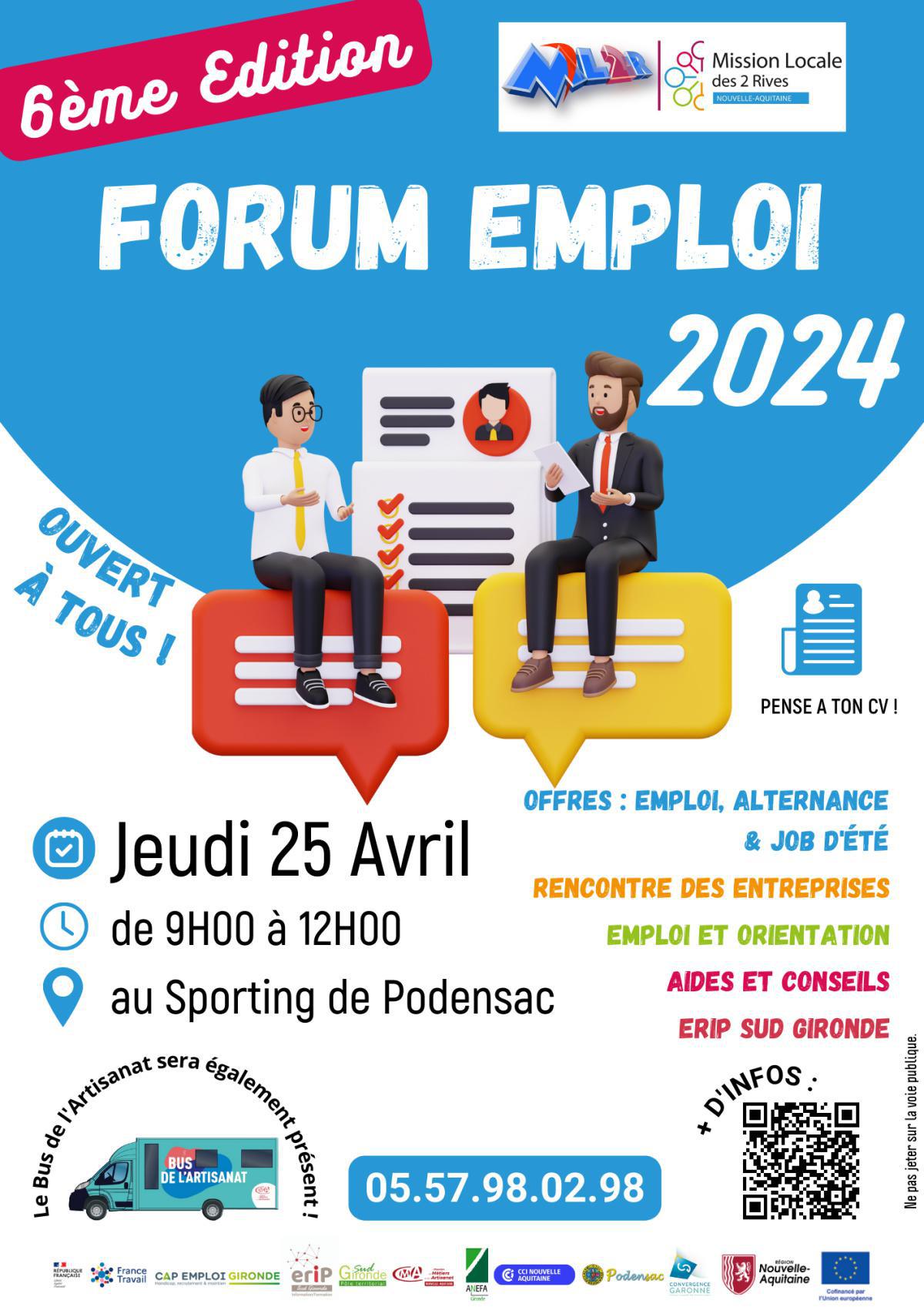Forum de l'emploi à Podensac