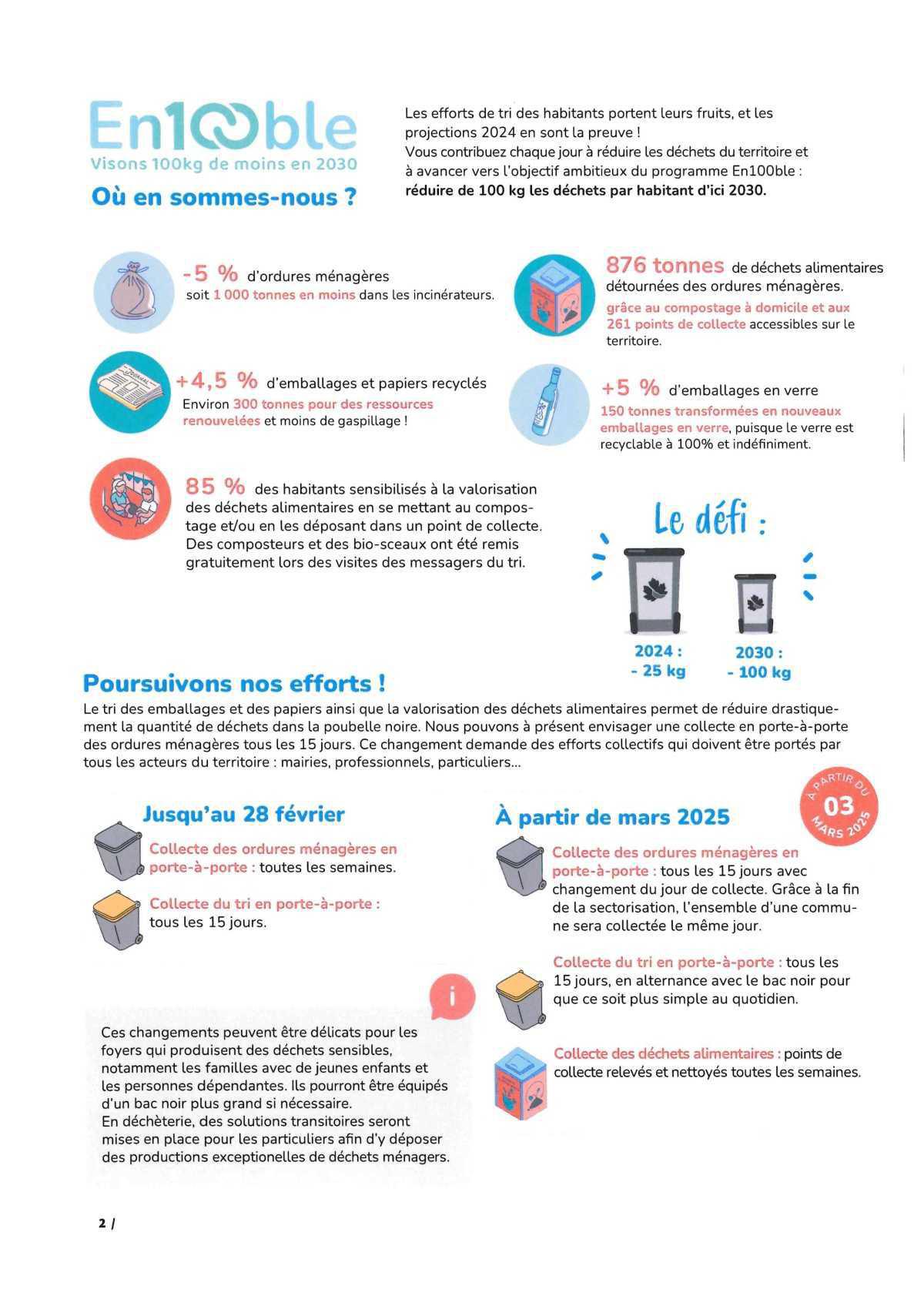 SEMOCTOM : calendrier des collectes 2025 SEMOCTOM : calendrier des collectes 2025