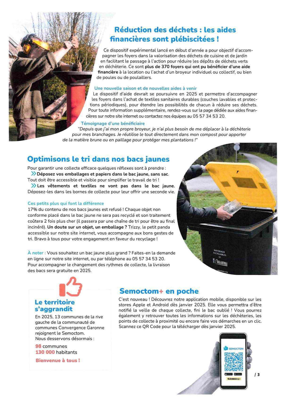 SEMOCTOM : calendrier des collectes 2025 SEMOCTOM : calendrier des collectes 2025