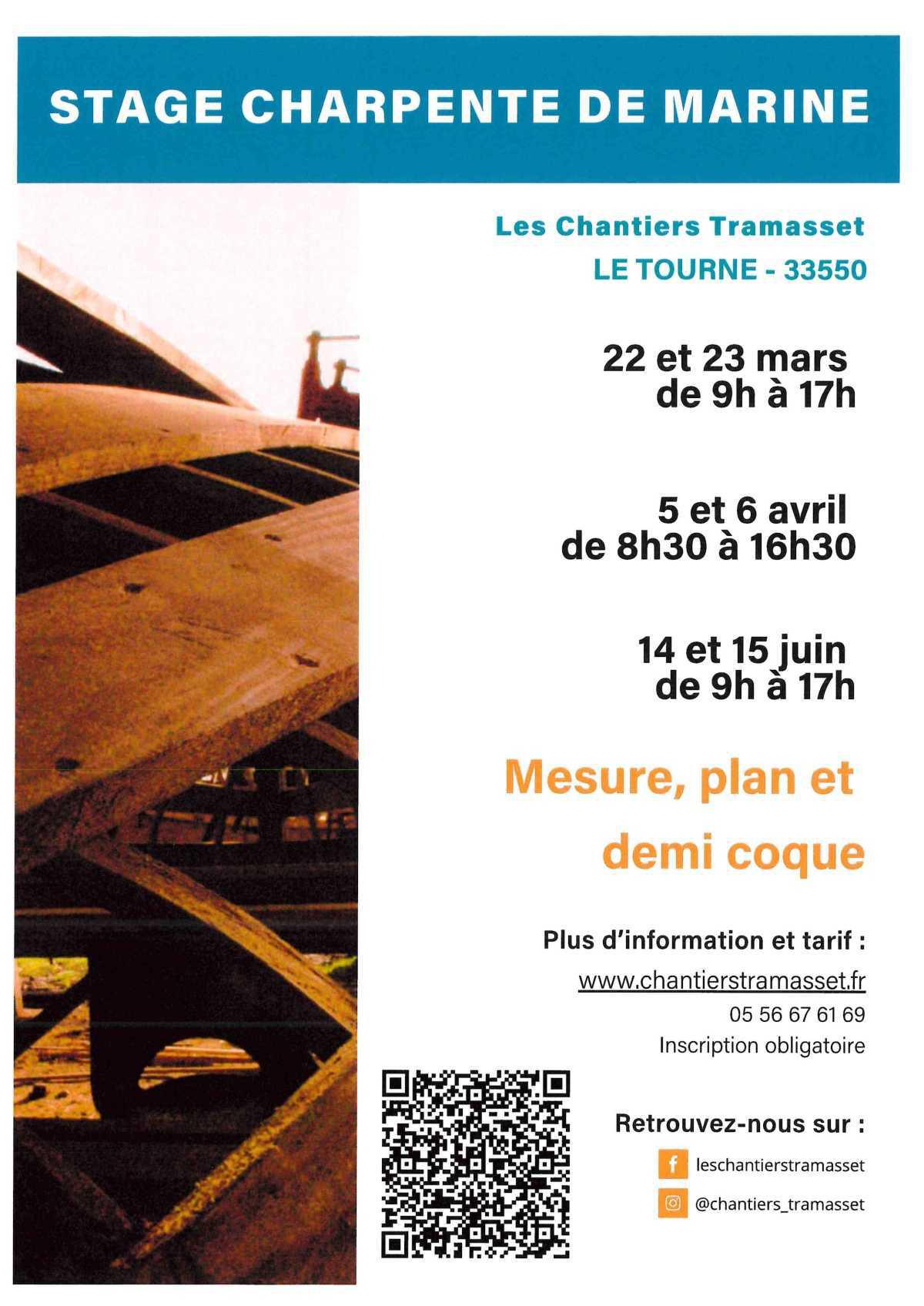 Animations et stages aux Chantiers Tramasset - Le Tourne