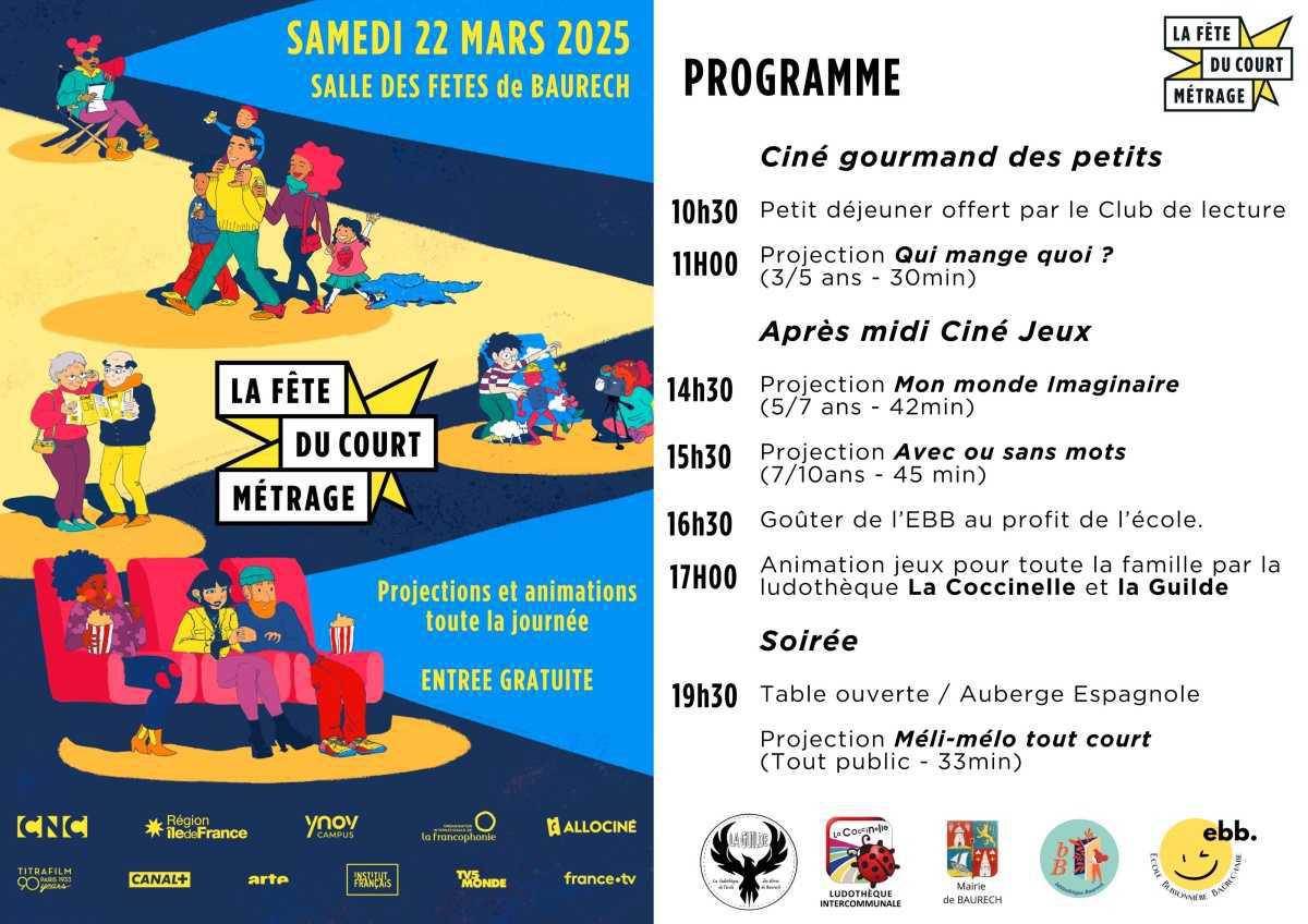 La fête du court métrage à Baurech