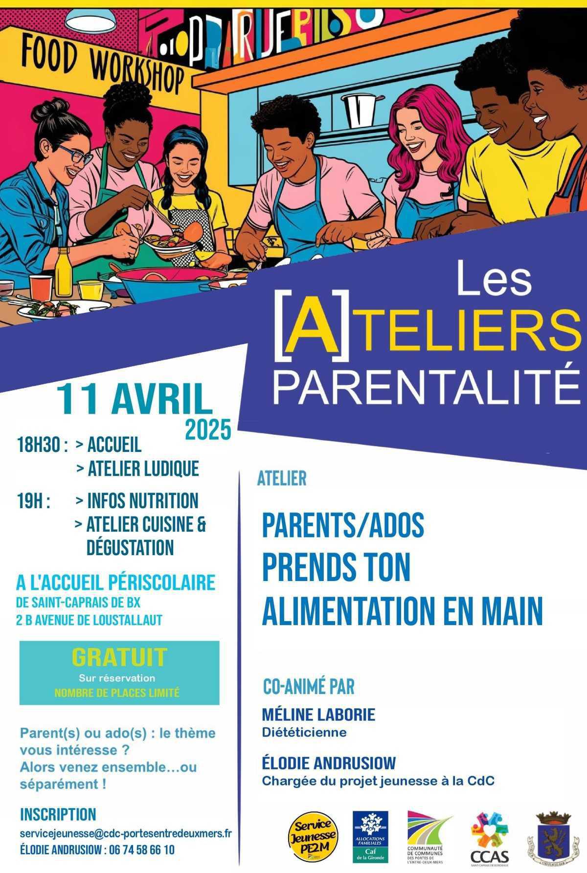 Atelier nutrition à Saint-Caprais-de-Bordeaux