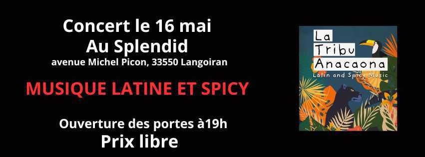 Concert de musique latine au Bistrot Splendid