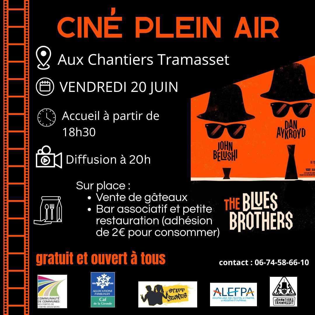 Ciné plein air à Le Tourne