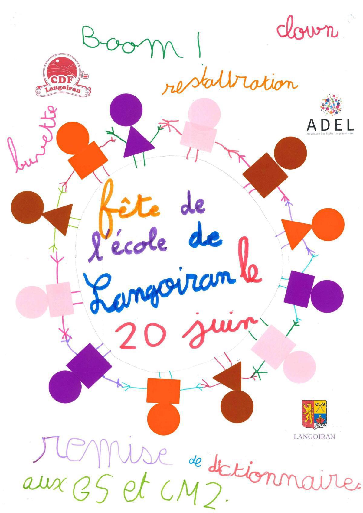 Fête de l'école à Langoiran le 20 juin 2025 Fête de l'école à Langoiran le 20 juin 2025