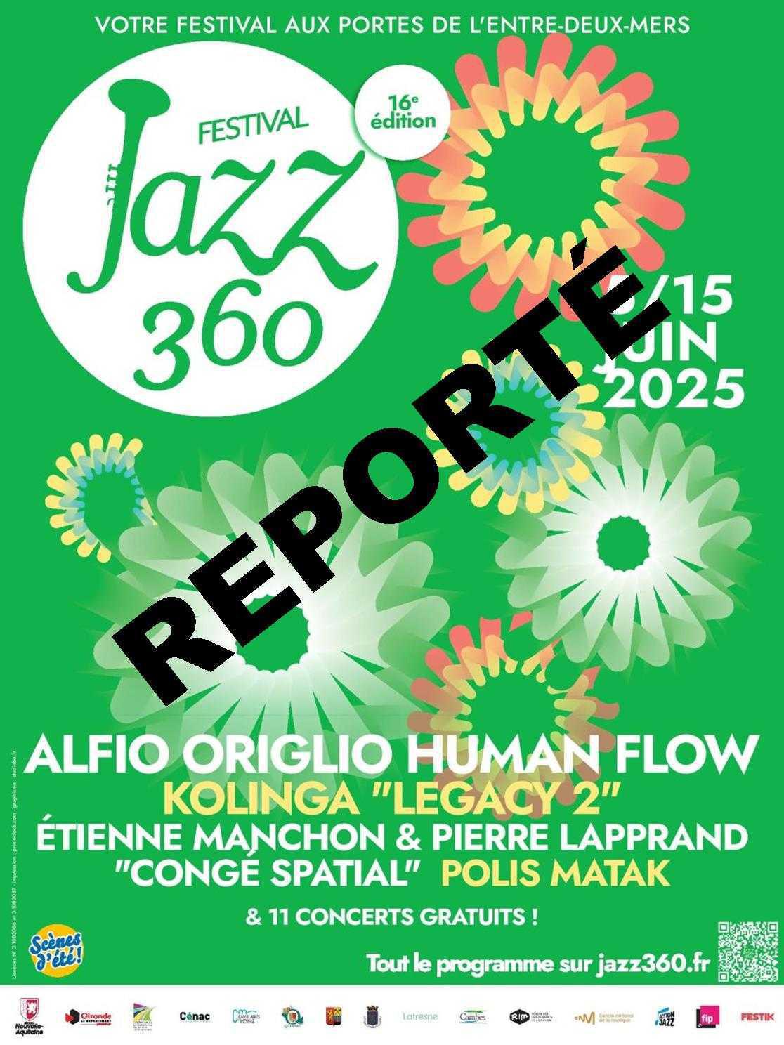 Report du concert de "Jazz 360" du vendredi 13 juin 2025 à Langoiran