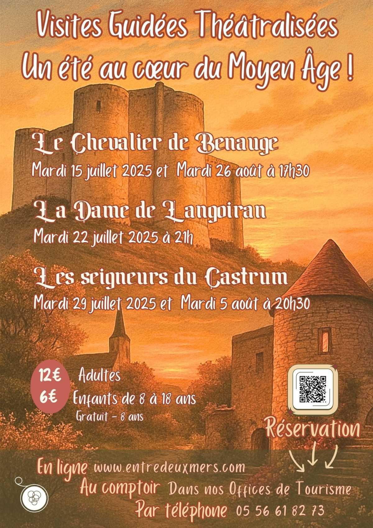 Programme des activités de l'été 2025 en Entre-Deux-Mers