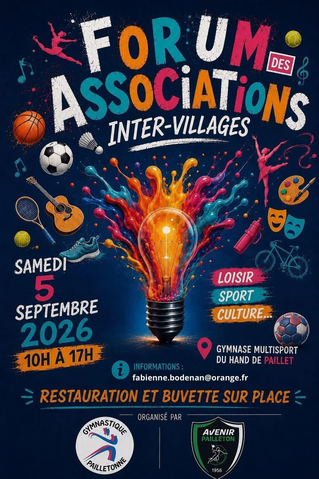 Forum des Associations du territoire, à Paillet