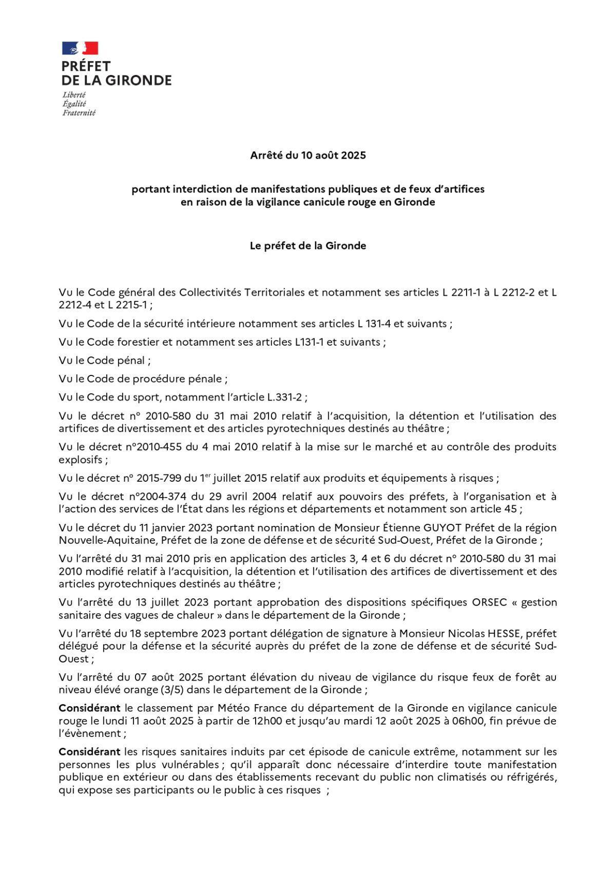 Vigilance rouge canicule