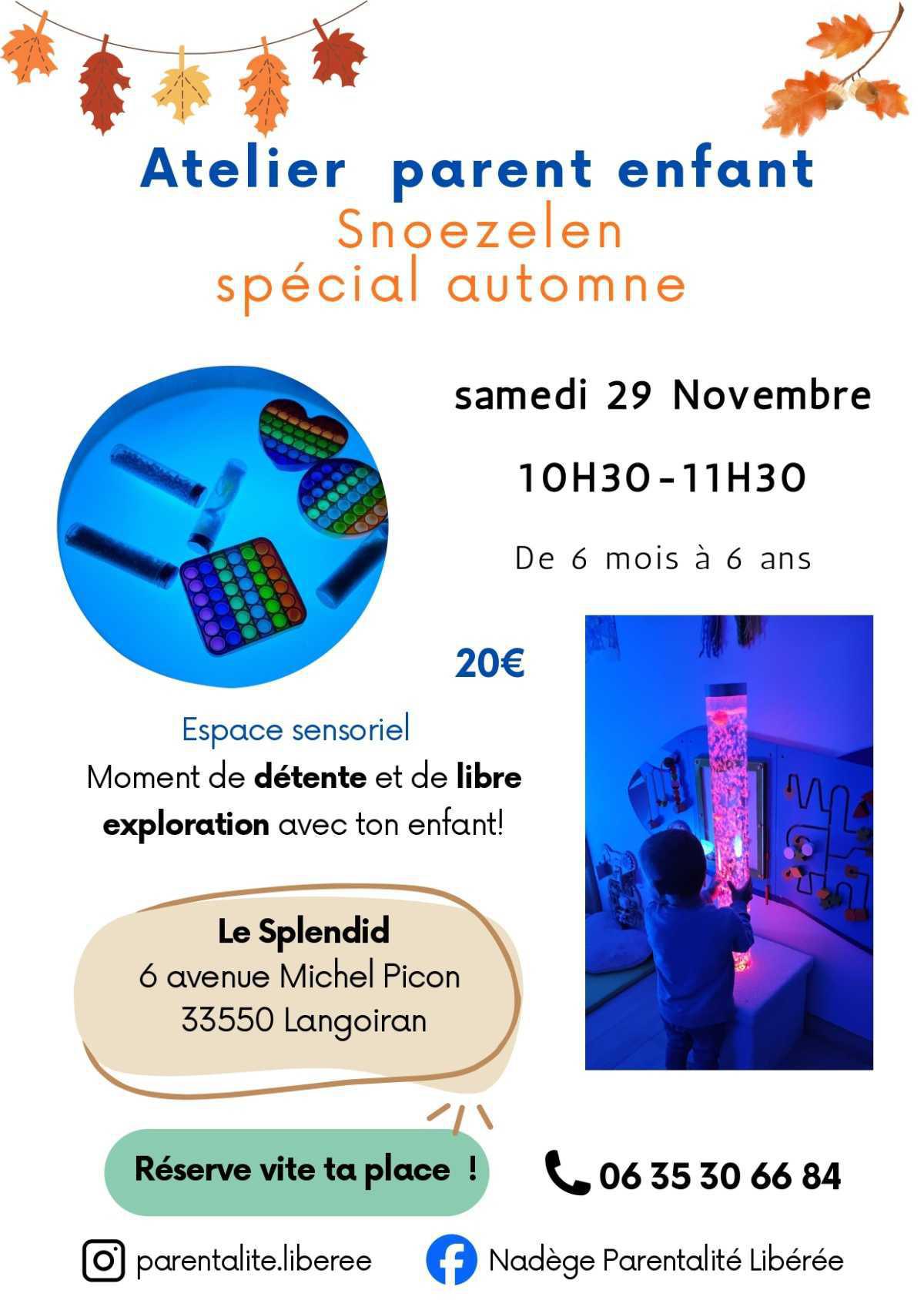 Nouveau à Langoiran : ateliers Parents-Enfants