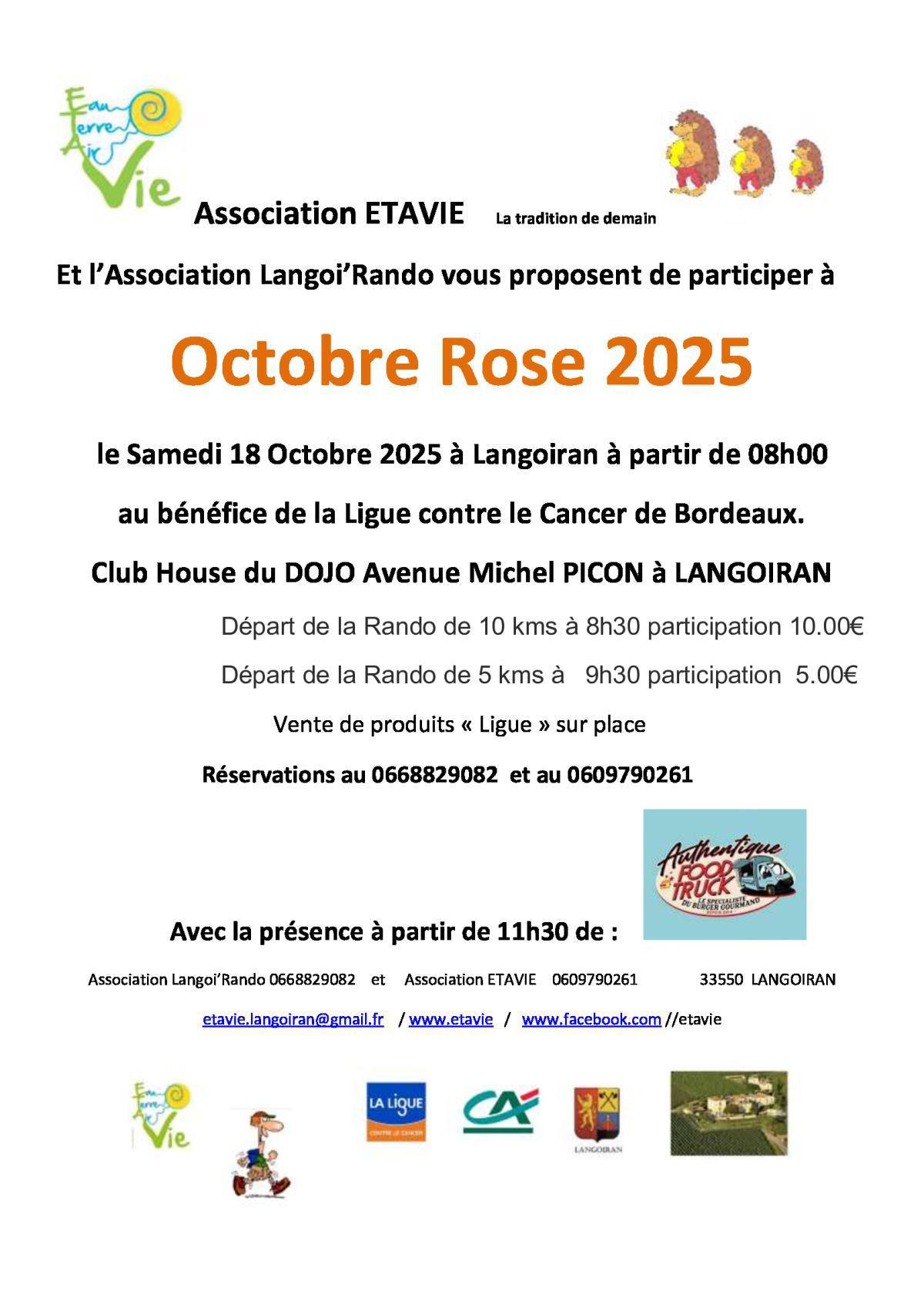 Randonnée Octobre rose 