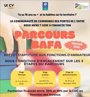 CDC des Portes de l'Entre Deux Mers : parcours BAFA