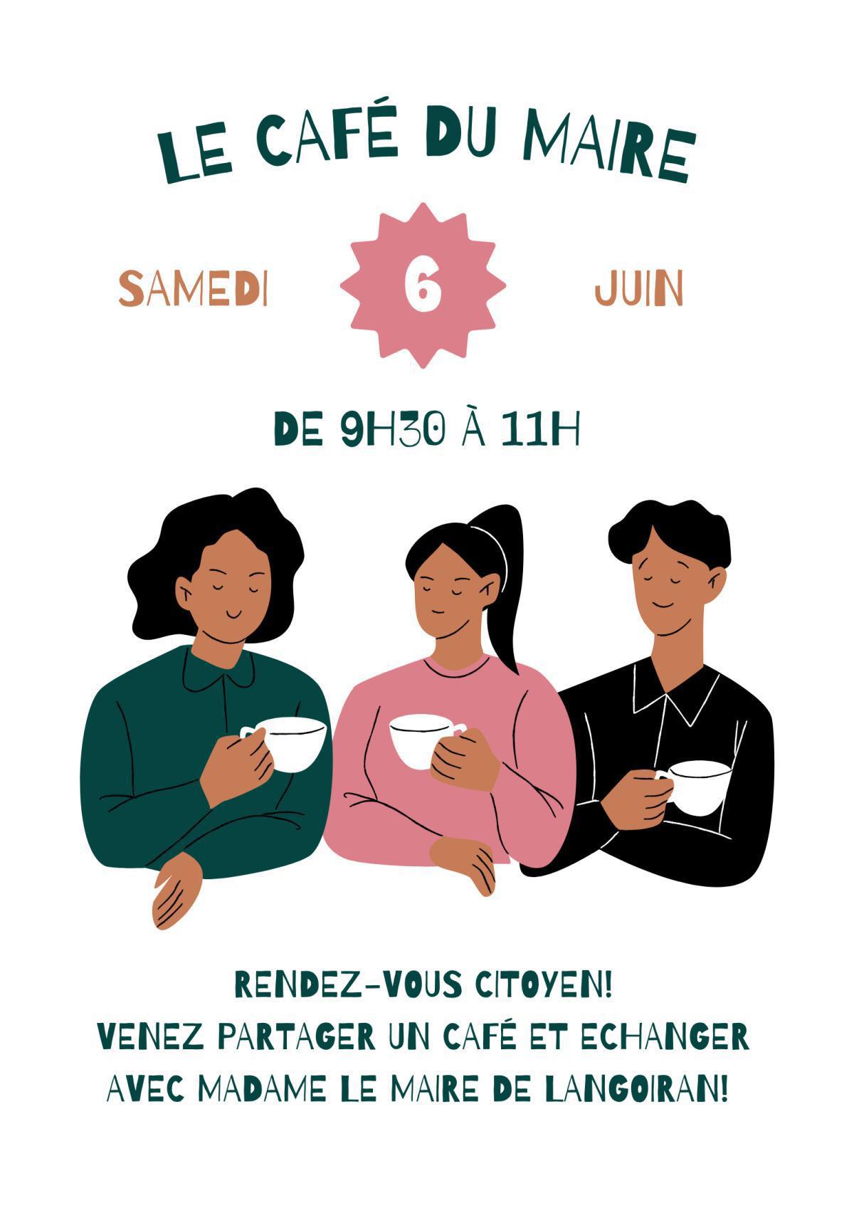 Le 1er café du Maire, salle du conseil municipal à la mairie