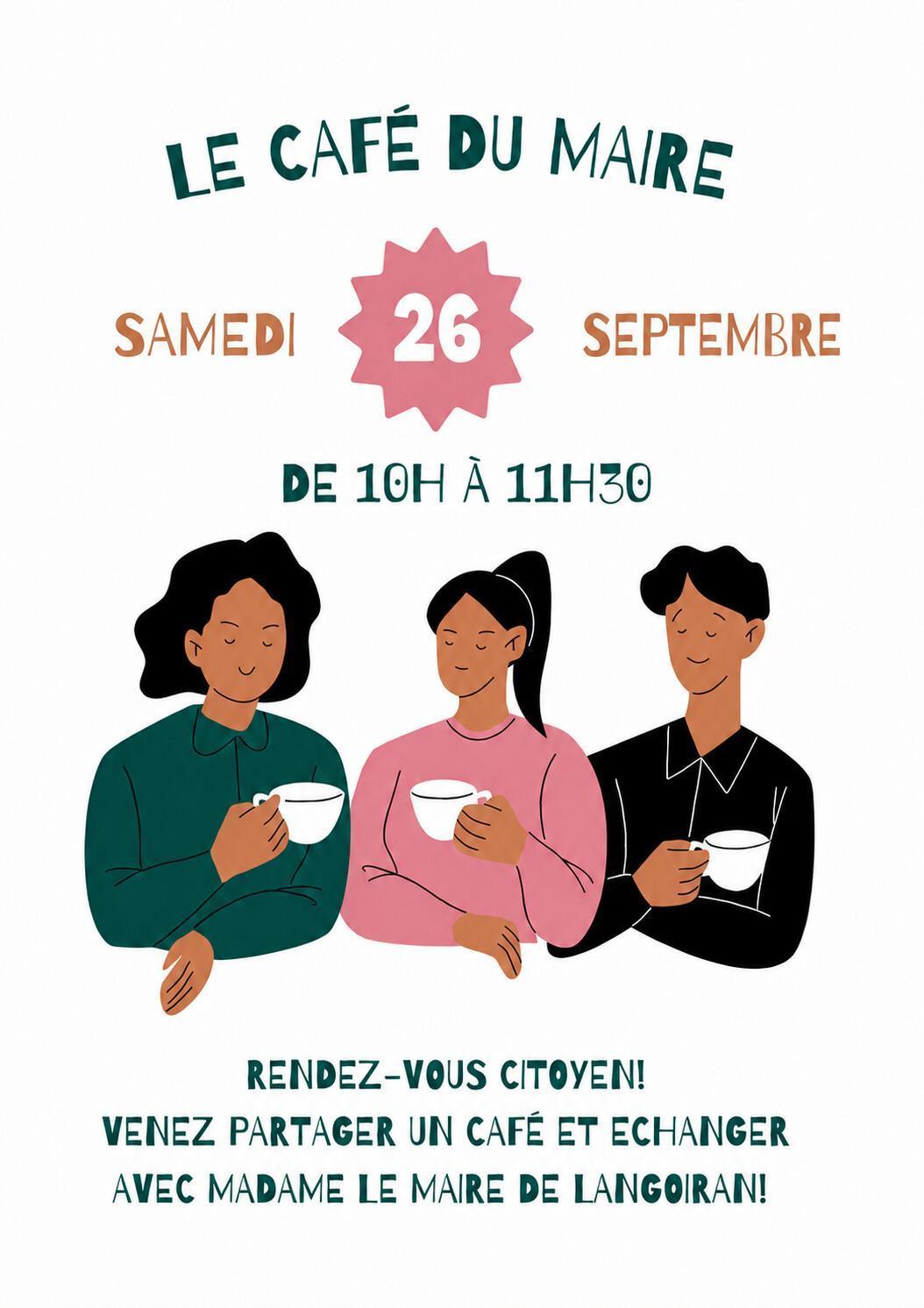 Le 2ème café du Maire, salle du conseil municipal à la mairie