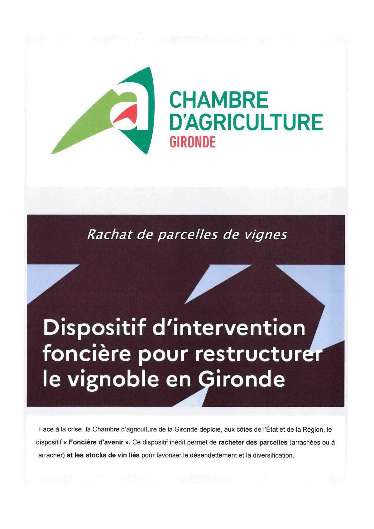La Chambre d'Agriculture vous informe La Chambre d'Agriculture vous informe