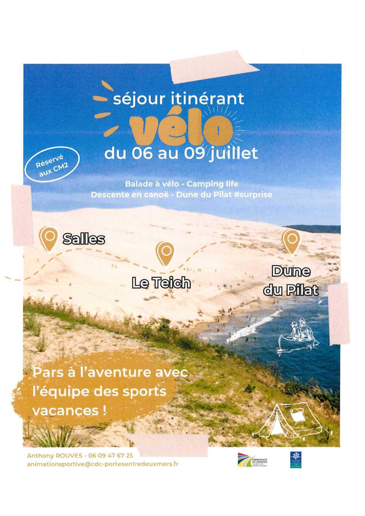 Sports Vacances, des activités proposées par la CDC