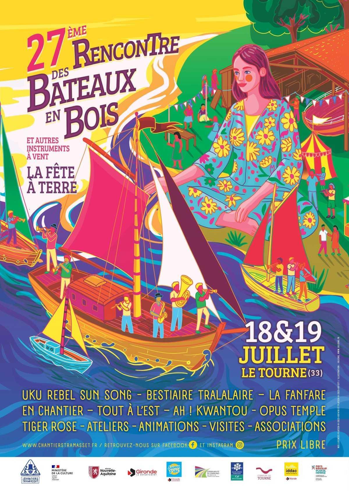 27ème rencontre des bateaux en bois aux Chantiers Tramasset 27ème rencontre des bateaux en bois aux Chantiers Tramasset