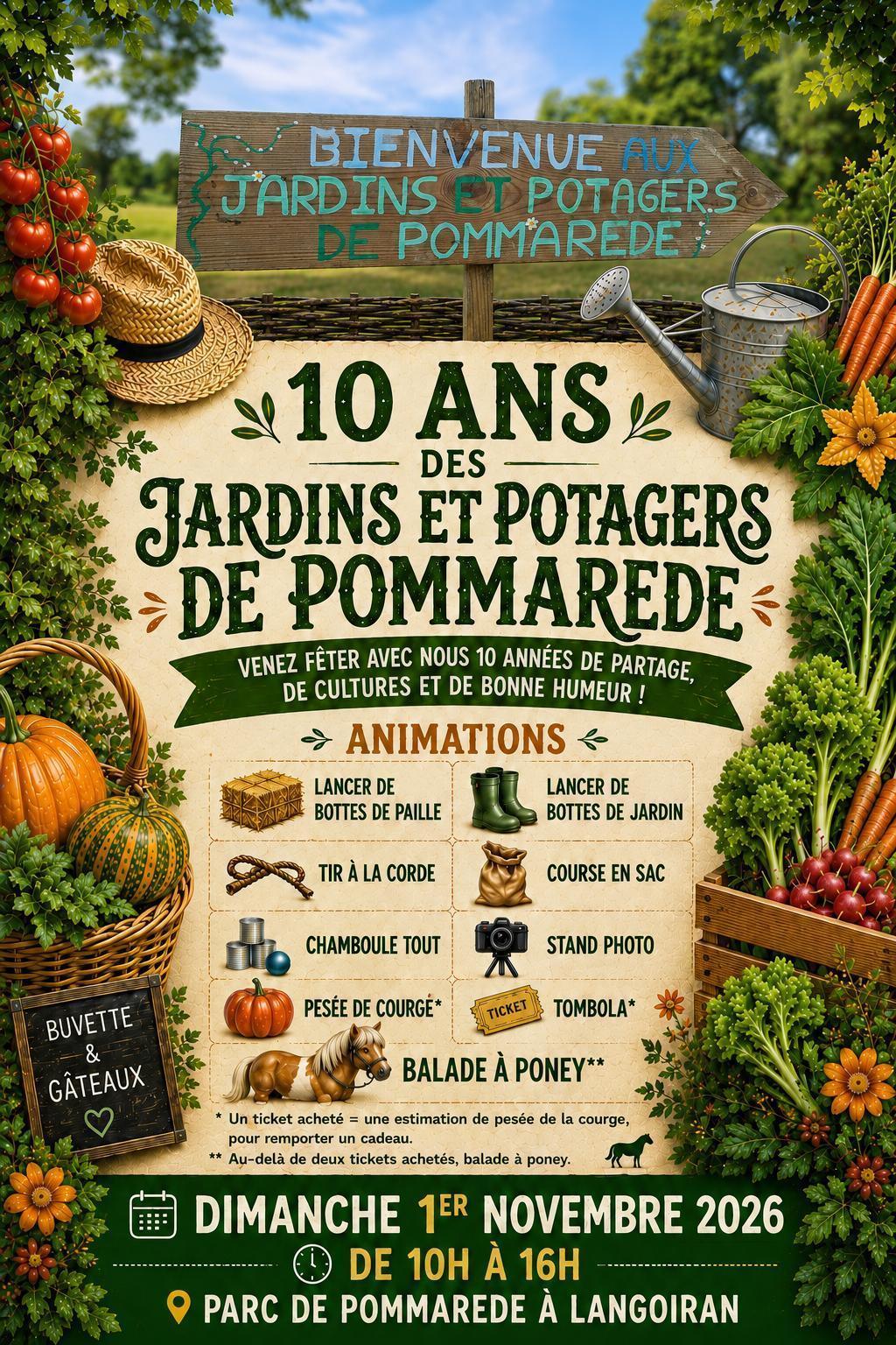 Jardins et Potagers de Pommarède fêtent leurs 10 ans