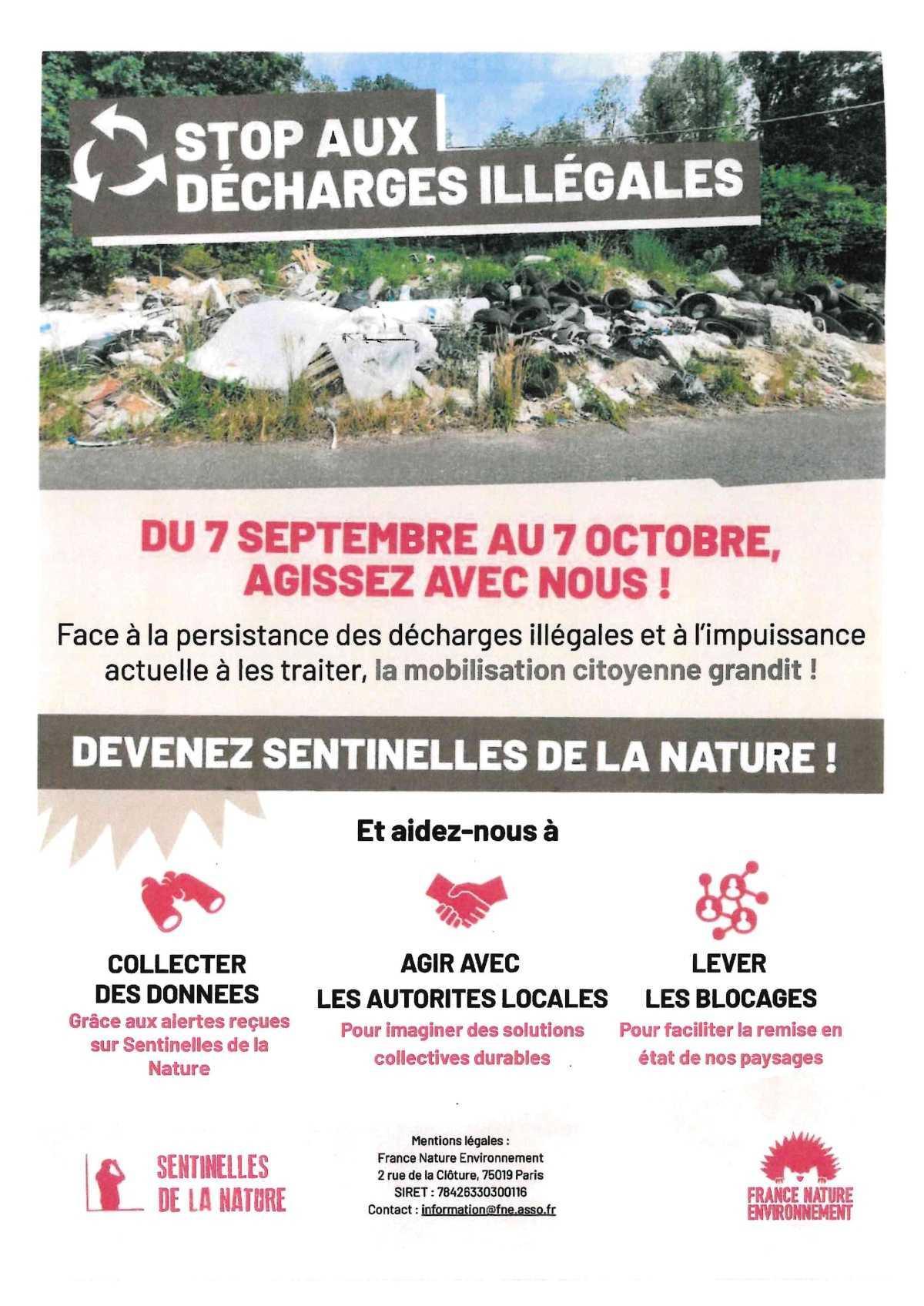 Campagne "Stop aux décharges illégalles"