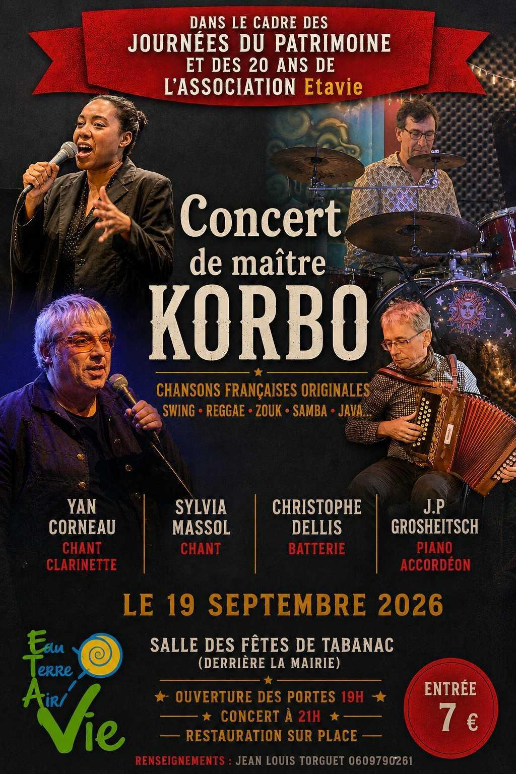 Concert dans le cadre des Journées du Patrimoine