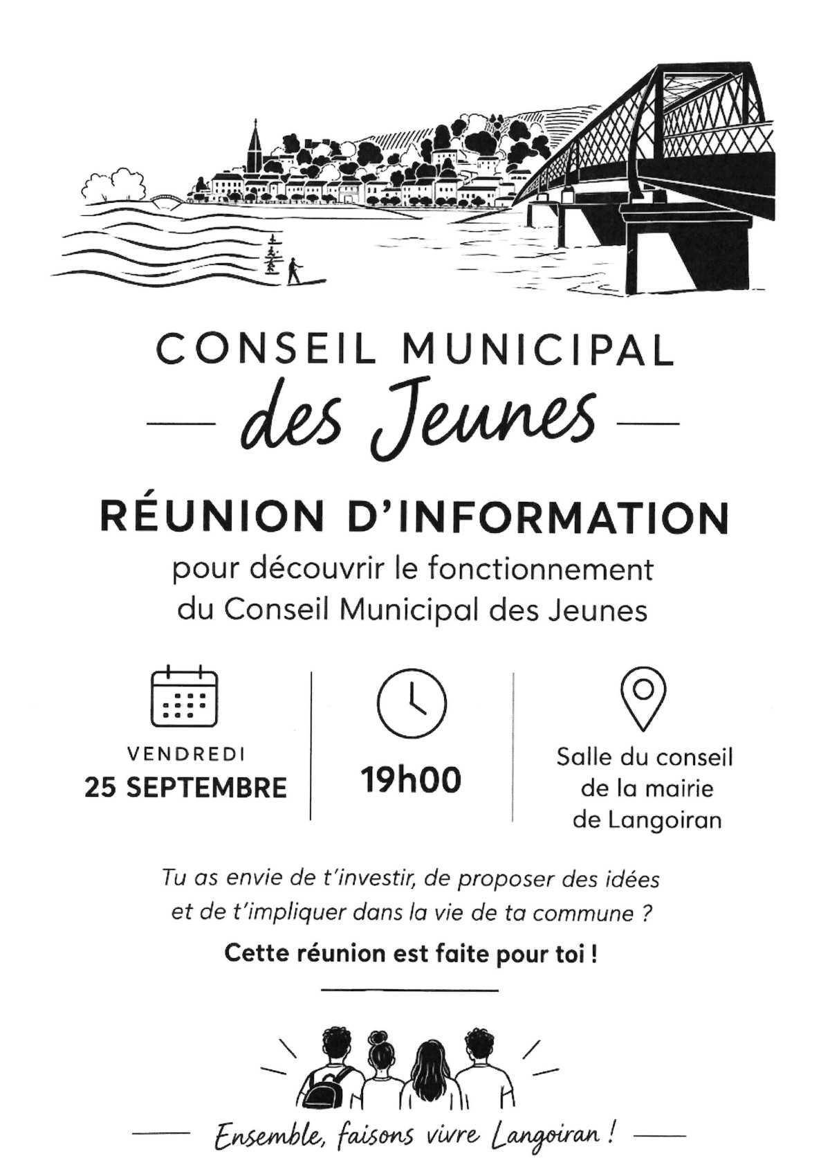 Un Conseil Municipal des Jeunes (CMJ) : réunion d'informations