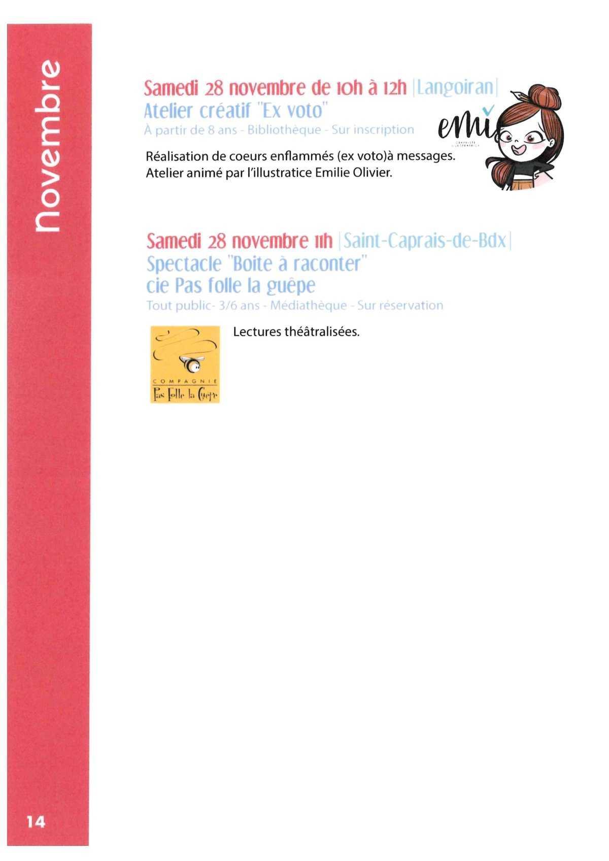 Bibliothèque : Festival "vitaBIB" édition 2026